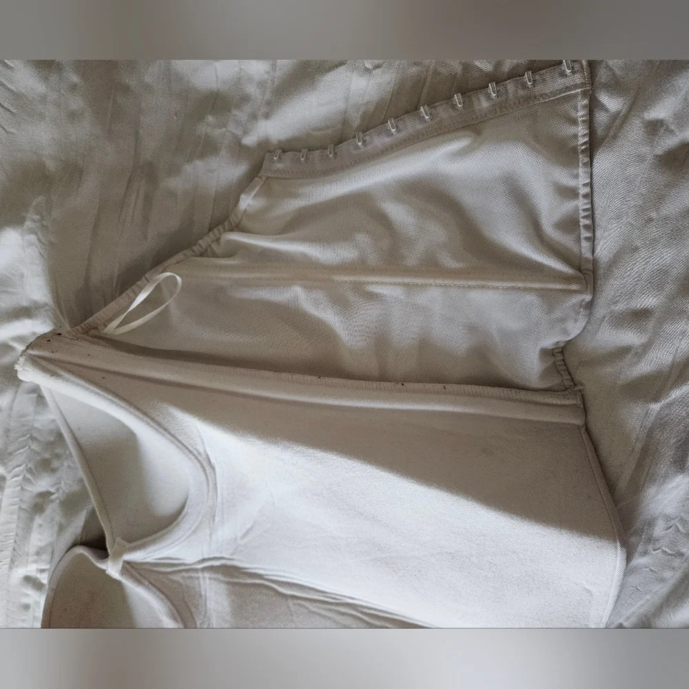 White Strapless Bustier Top BRIDAL - Picture 9 of 9